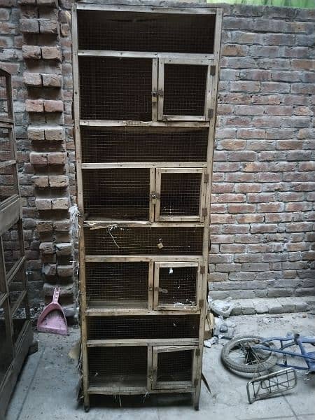 4 portion Aseel / pigeon cage for sale 0