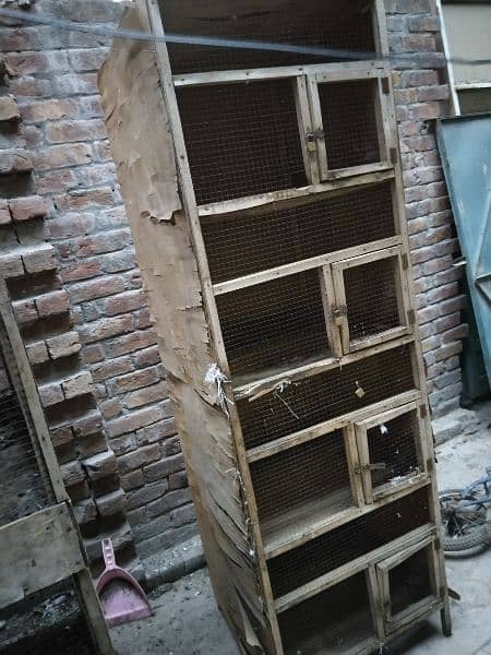 4 portion Aseel / pigeon cage for sale 1