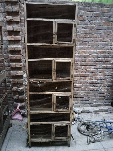 4 portion Aseel / pigeon cage for sale 4