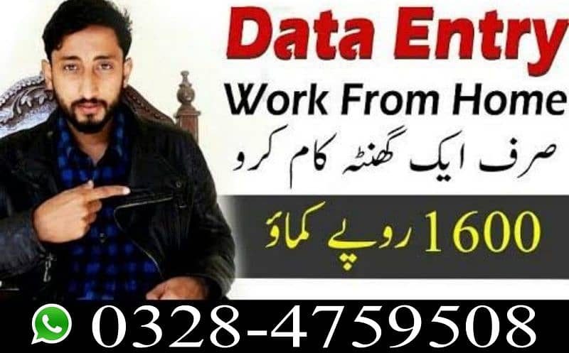 Online job available, Typing/Assignment/Data Entry/Ad posting etc 0