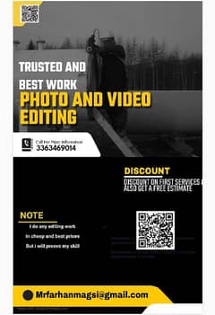 Photo and video editor || poster maker || video editing