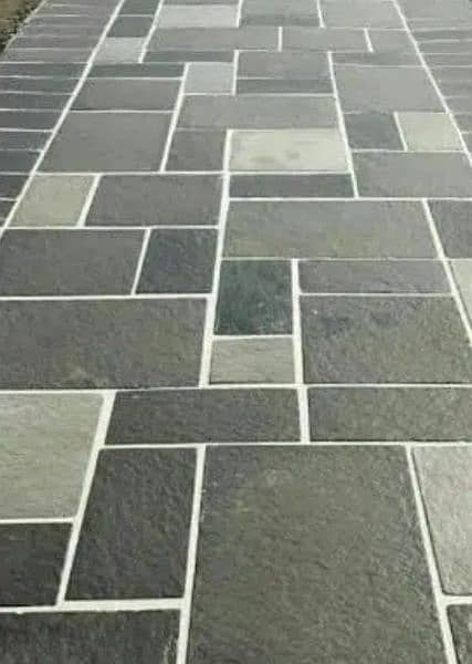 Tuff tiles, chemical Tuff tiles,  clad stone, floor art work 19