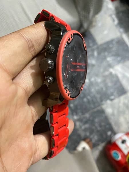 Diesel Mr Daddy 2.0 Dz7370 Red silicon Mens 4