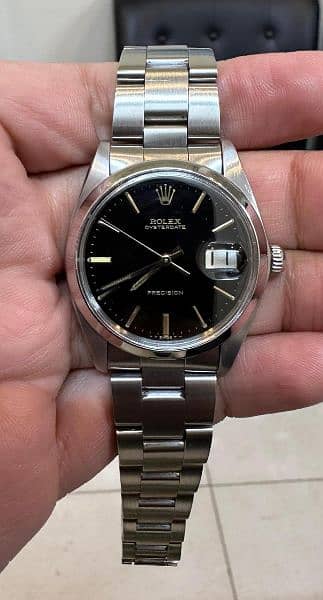 Rolex black dial beautiful lush condition a available here 1