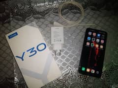 Vivo Y30 4/128 with box and Charger