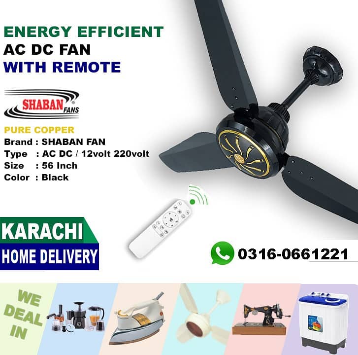 Tamoor |Khurshid | Shaban AC DC Inverter Ceiling Fan | Royal Khursheed 10
