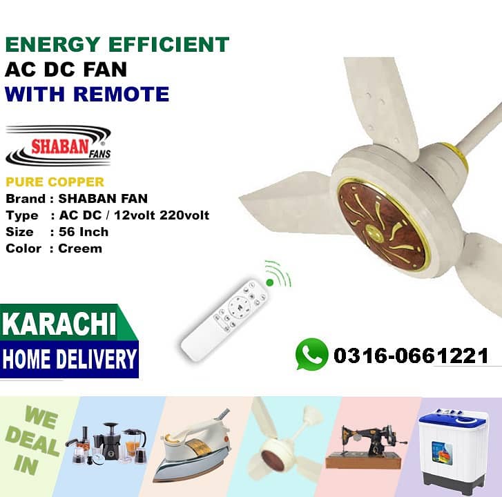 Tamoor |Khurshid | Shaban AC DC Inverter Ceiling Fan | Royal Khursheed 11