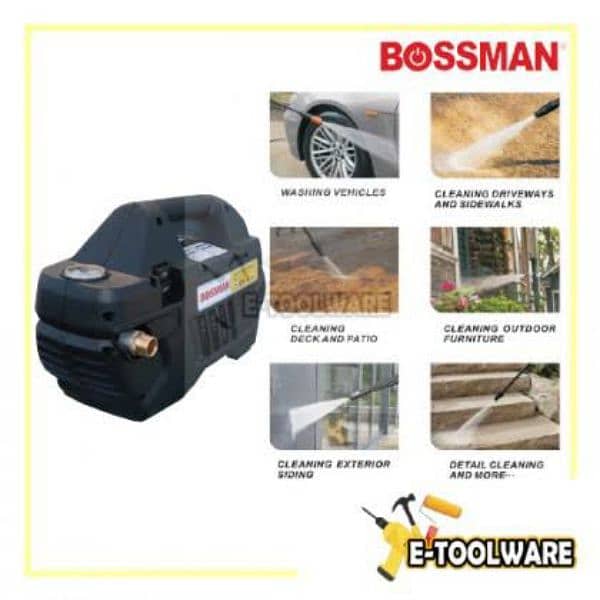 BOSSMAN industrial High Pressure Car Washer - 140 Bar, Induction Motor 7