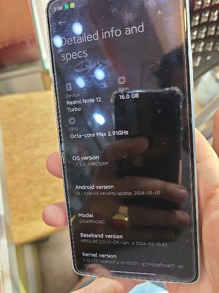 Redmi note 12 Turbo 16/1tb. 16/1024Gb 2