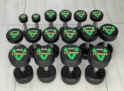 Dumbbells / Barbell Bars / Weight Plates / Treadmills / Ellipticals