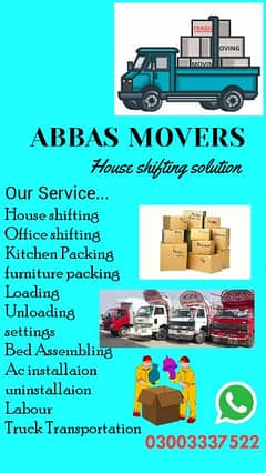 Mover and  Packer, Home shifting ,Office House shifting Relocation