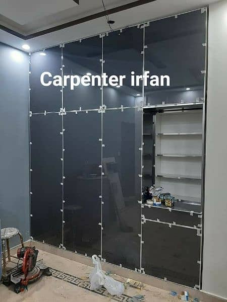 carpenter almari kitchen cabinet ka kam Kiya jata hai Uv seat 8