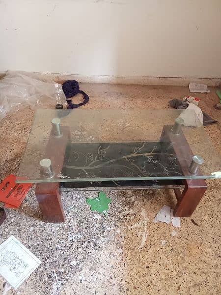 Glass Table for urgent sale 1