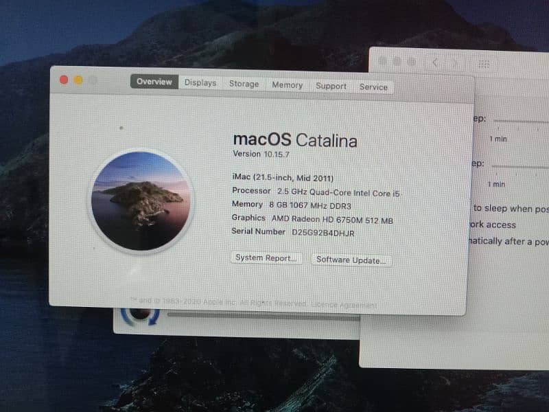 Apple iMac Mid 2011 _ OS Macos Catalina 3