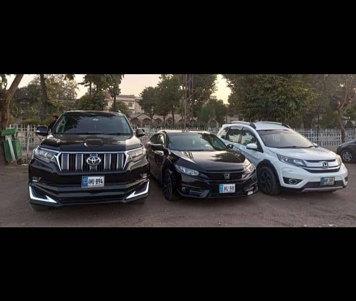 Honda Civic & X Corolla for Rent in Rawalpindi | Prado, V8, BRV, Revo 0