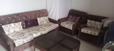 five seater sofa set in good condition