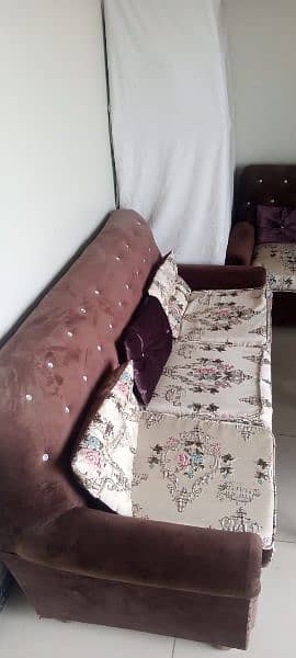 five seater sofa set in good condition 2