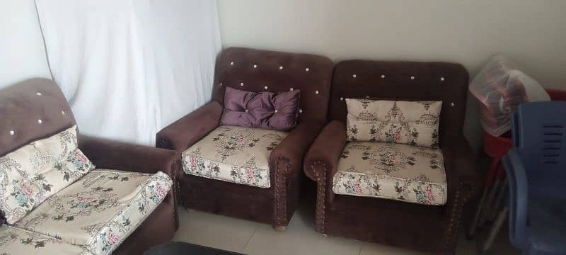 five seater sofa set in good condition 3