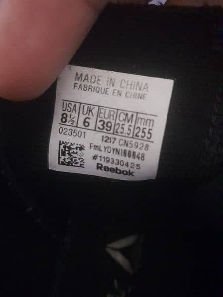 reebok shoes original size 6 4