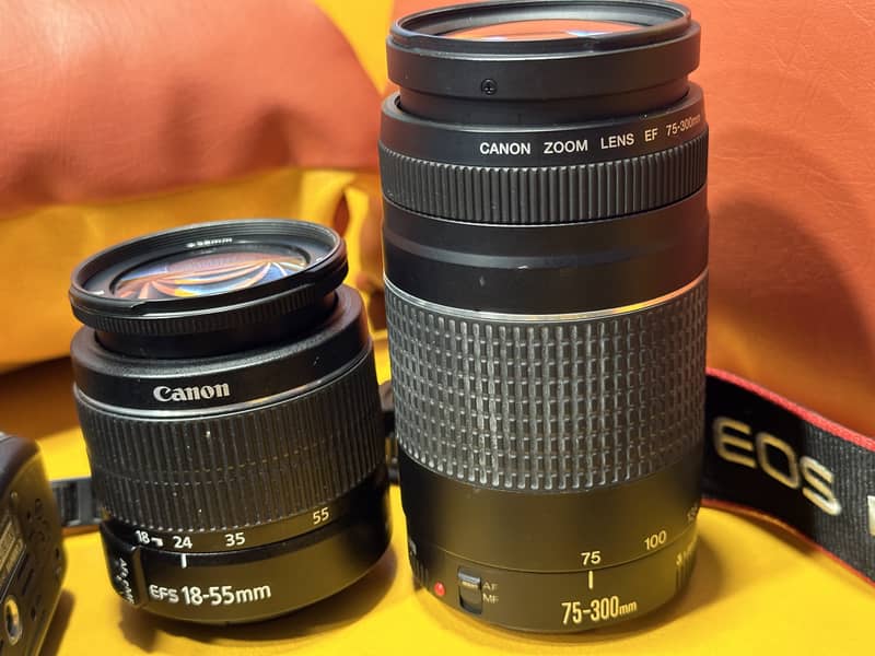Original DSLR Camera Canon EOS 700D with 2 Lens 18-55mm & 75-300mm 10