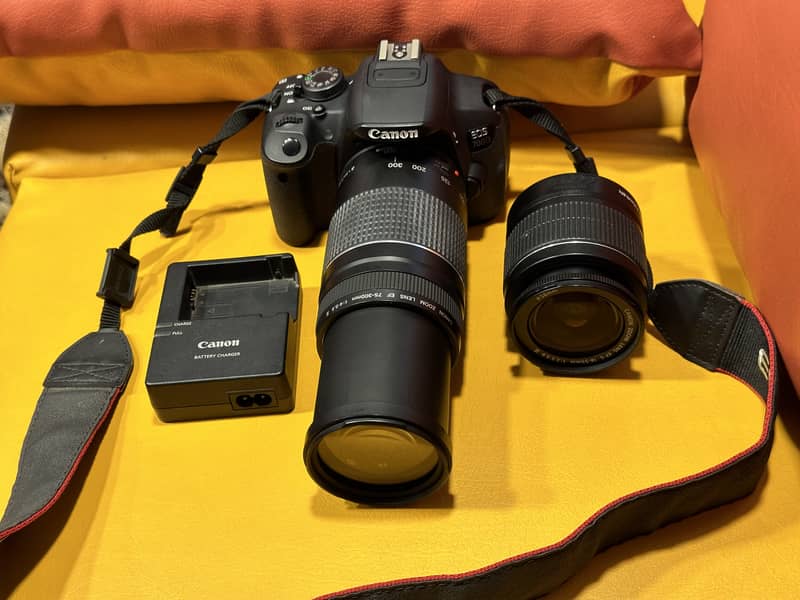 Original DSLR Camera Canon EOS 700D with 2 Lens 18-55mm & 75-300mm 13