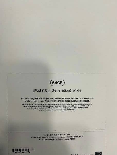iPad 10th Generation 64GB 2