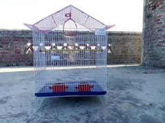 Cage for parrots