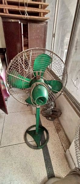antique old model National Pedestal fan 24 inch 2