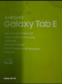Samsung Galaxy Tab E 9.6 ST-561 0