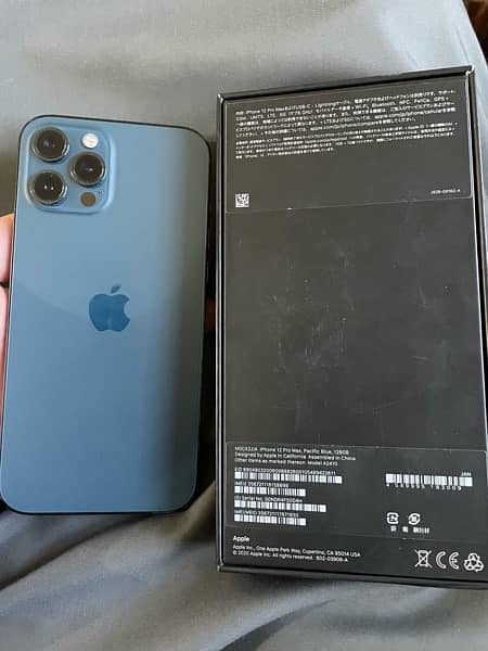 iphone 12 pro max 128Gb non pta with box only 1
