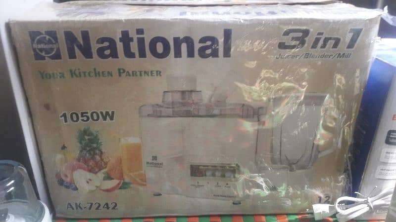 New 3in1 Juicer for juice, Milk Shake, vegetables chop and dry mill 2