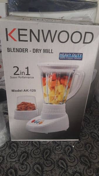 New 2in1 Blender for milk shake vegetables chop and dry mill 2