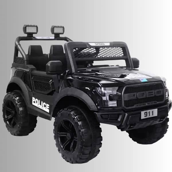 kids battery operated jeep model name ford colour black red 8