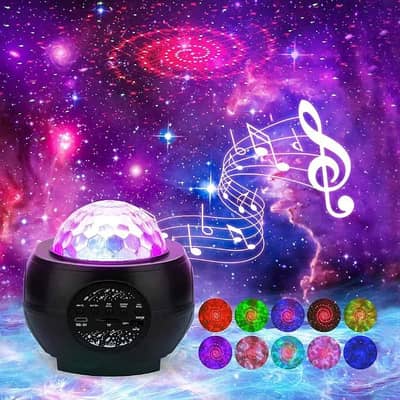 3 IN 1 LED STARRY PROJECTOR NIGHT LIGHT FOR BEDROOM DECORATION