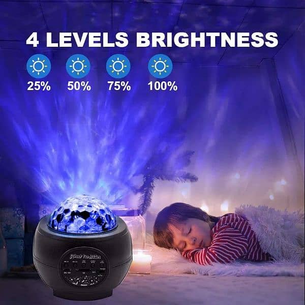 3 IN 1 LED STARRY PROJECTOR NIGHT LIGHT 2