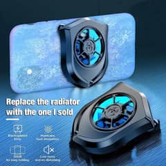 Phone Radiator Universal Phone Cooler Fan Suction Cup Holder Heatsink