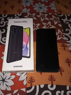 Samsung Galaxy A03s black colour with finger print 4/64gb