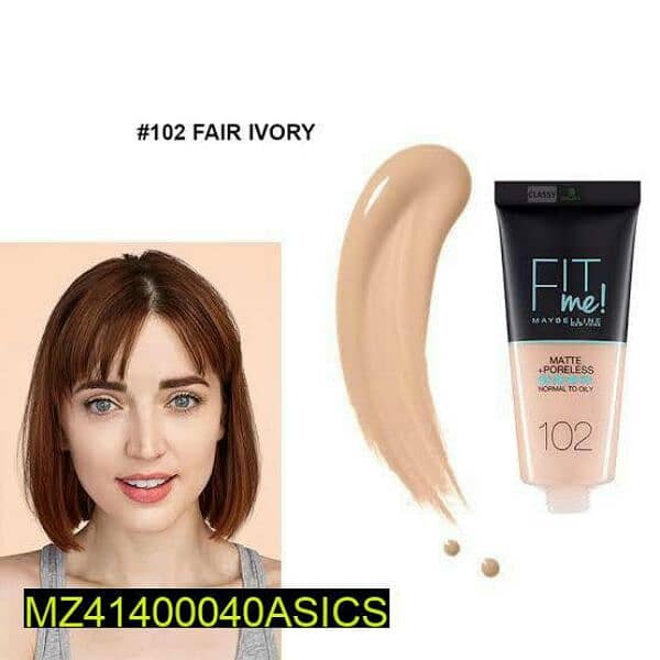 Fit Me Foundation - 102 Fair lvory 1