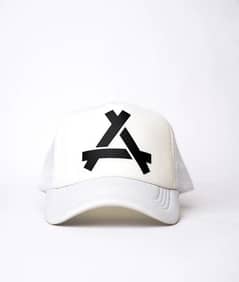 white A net cap
