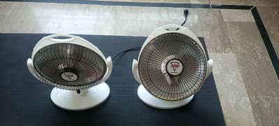 2 carbon electric heaters