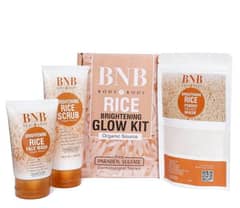 Rice Brightening Glow Facial Kit, 3 in 1