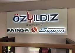 3D sign board/Vinyl Backlight Sign/Vinal pasting phone no :03234925361