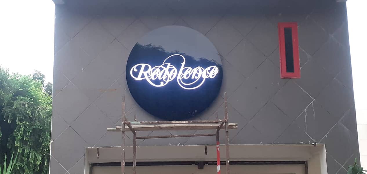 3D sign board/Vinyl Backlight Sign/Vinal pasting phone no :03234925361 1