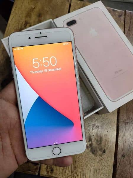 Iphone 7 plus 128 GB PTA approved 0343=430=6801 0