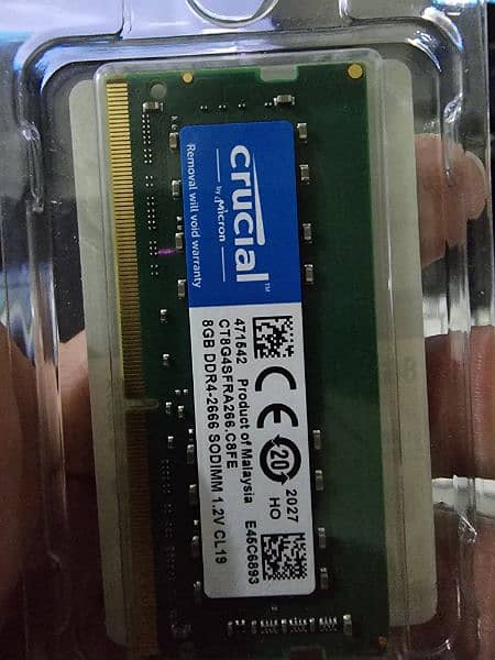 8GB Ram module Crucial DDR4 2666 1