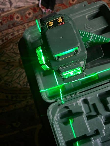 Laser Level 3D & 3 x 360°, Line Laser Green POPOMAN 3