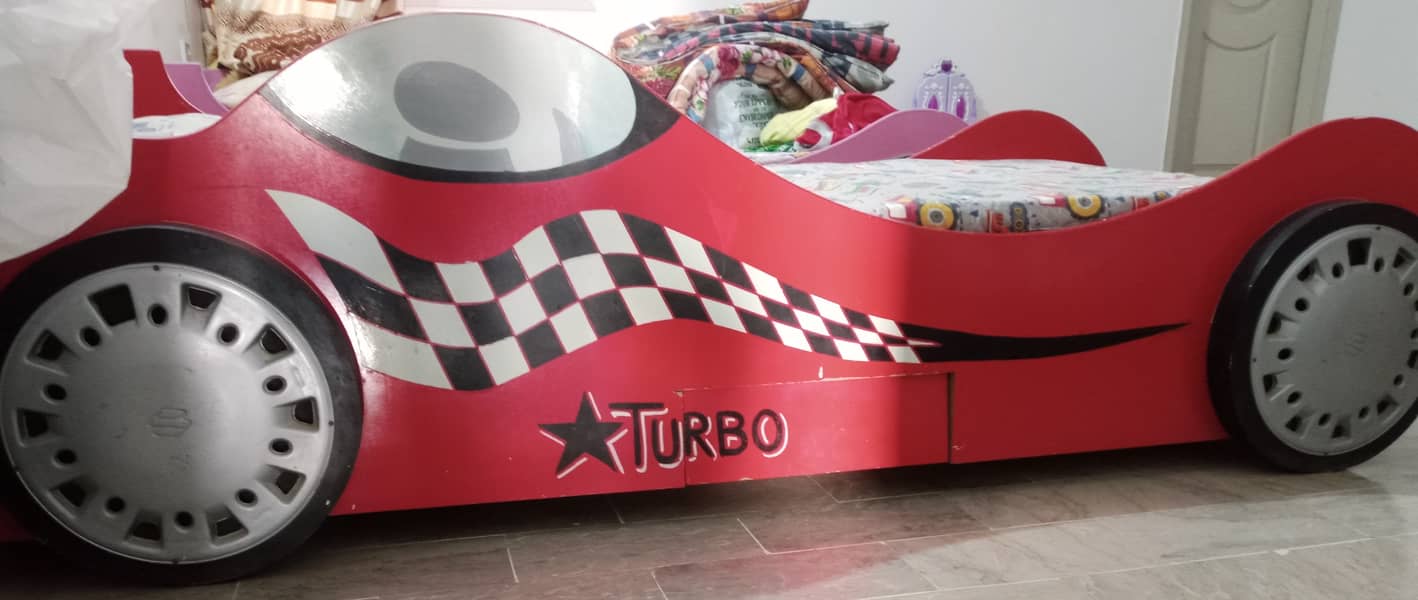 Kids Single Bed (Car Shape) 1