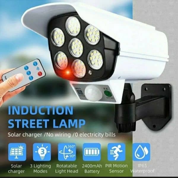 50W Solar Lights Outdoor, 213 led Solar Powered Street Lights 2