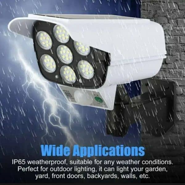 50W Solar Lights Outdoor, 213 led Solar Powered Street Lights 4