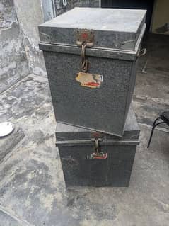 SET OF TWO TRUNKS FOR SALE